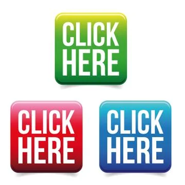 Click Here Call to Action button Stock Illustration