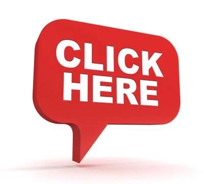 Click here concept 3d illustration Stock Illustration