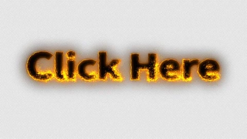 Click Here Flame Lines Stock Footage 309474873