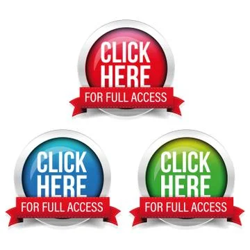 Click Here for full access button Stock Illustration