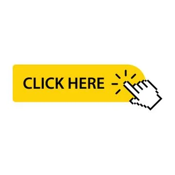Click here icon. clicking button. Stock Illustration