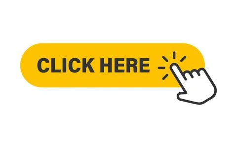 Click here icon in flat style. Pointer clicking vector illustration on isolat 스톡 일러스트