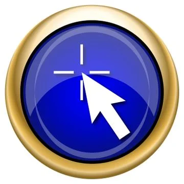 Click here icon Stock Illustration