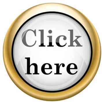 Click here icon Stock Illustration