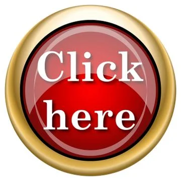 Click here icon Stock Illustration