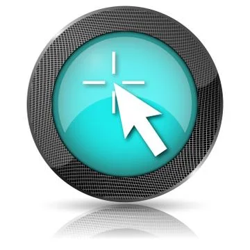 Click here icon Stock Illustration