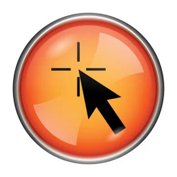 Click here icon Stock Illustration