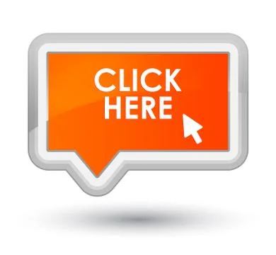 Click here prime orange banner button Stock Illustration
