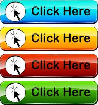 Click here push buttons Stock Illustration
