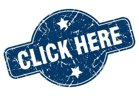 Click here sign Stock Illustration