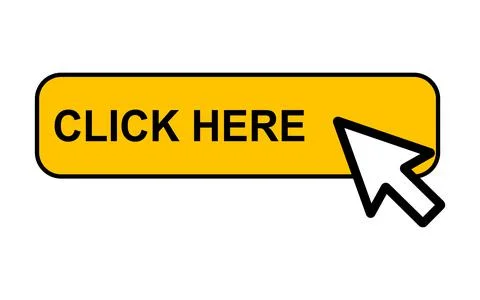 Click here web button, internet flat pointer design, press link vector illust Illustrazione stock