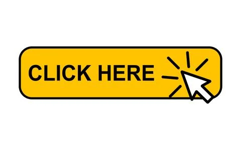 Click here web button, internet flat pointer design, press link vector illust 스톡 일러스트