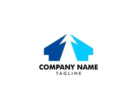 Click House Logo Template Design Vector Stock Illustration