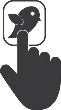 Click icon and other web interface Illustrazione stock