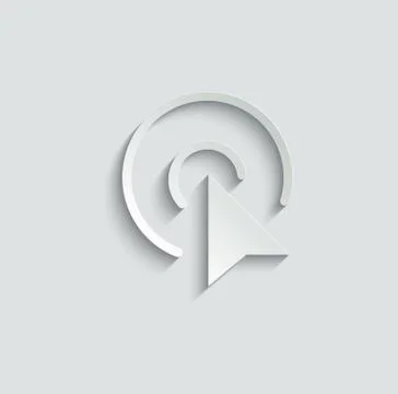 Click icon. cursor symbol icon. mouse click symbol 스톡 일러스트