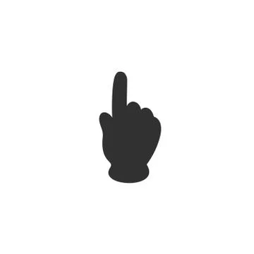 Click icon. hand icon pointer. Stock Vector illustration isolated on white ba Stock Illustration