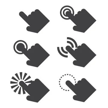 Click icon Stock Illustration