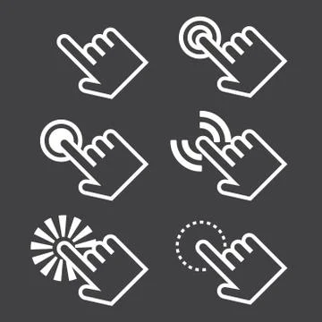 Click icon Stock Illustration