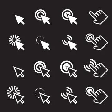 Click icon Stock Illustration