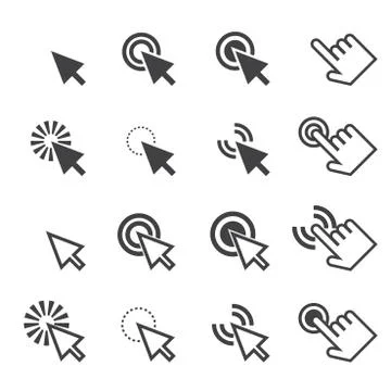 Click icon Stock Illustration