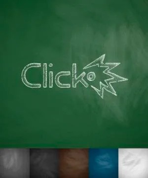Click icon Illustrazione stock