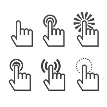 Click icon Stock Illustration