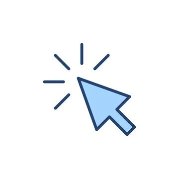 Click icon vector. pointer arrow sign and symbol. cursor icon イラスト素材