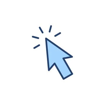 Click icon vector. pointer arrow sign and symbol. cursor icon イラスト素材