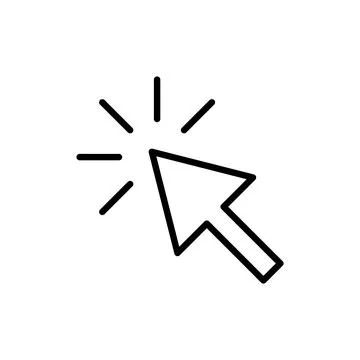 Click icon vector. pointer arrow sign and symbol. cursor icon イラスト素材