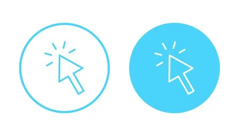 Click icon vector. pointer arrow sign and symbol. cursor icon イラスト素材