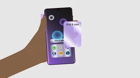 Click &amp; meet Stock Footage 153607215