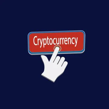 Click Rectangle Concurrency button button design, Finger pressing button sy.. Illustrazione stock