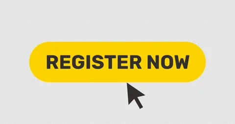 Click on Register Now button, push a button by arrow cursor, registration Stock Footage 276415054