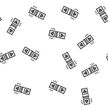 Click scroll vector seamless pattern Stock Illustration