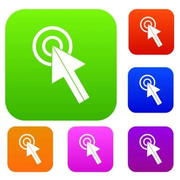 Click set collection Stock Illustration