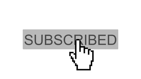 Click on subscribe button to become subs... | Stock Video | Pond5
