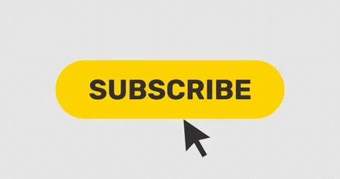 Click on Subscribe button, push by arrow cursor Stock Footage 278261744