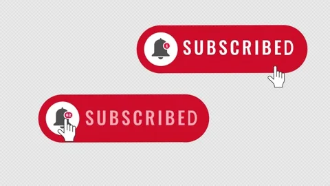Click to subscribe. Click repeatedly on the youtube subscribe button 動画素材 236885394