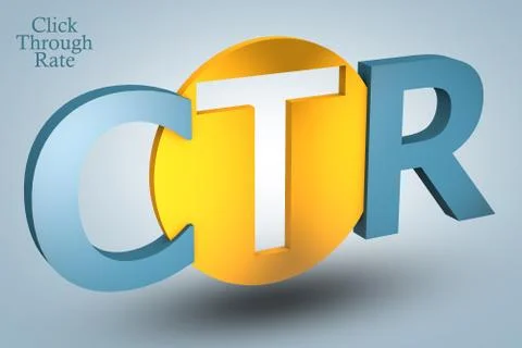 Click through rate Stock Illustration