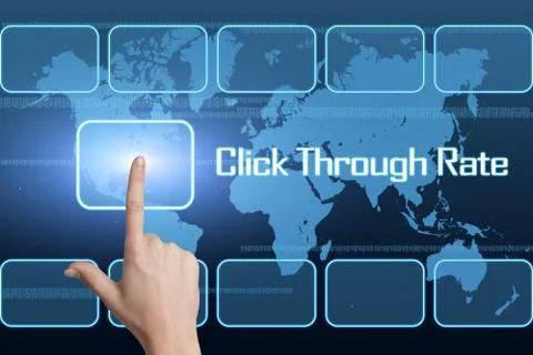 Click through rate Stock Illustration