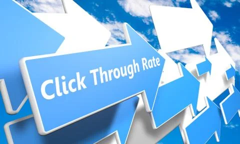 Click through rate Stock Illustration