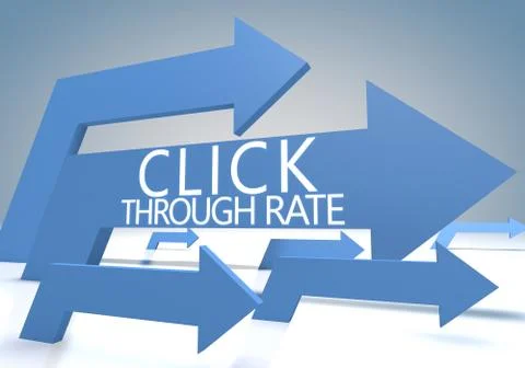 Click through rate Stock Illustration