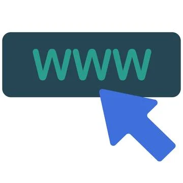 Click vector icon for website symbol Illustration