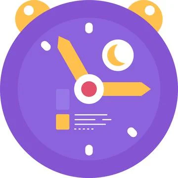 Click, work hour, time management vector icon Stock Illustration