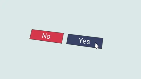 Click on yes button Stock Footage 130358014