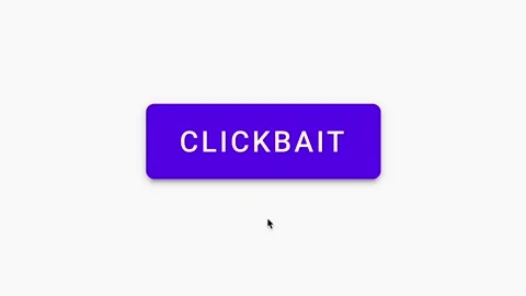 Clickbait Button that is designed to att... | Stock Video | Pond5