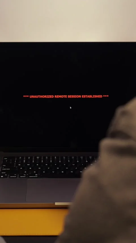 ClickFix BSOD Cyber Attack - Hackers Exploit Users Stock Footage 327934070