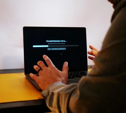 ClickFix BSOD Cyber Attack - Hackers Exploit Users Stock Photos