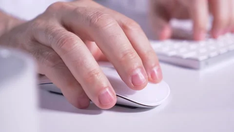 Clicking Computer Mouse  Stock Footage 147750382