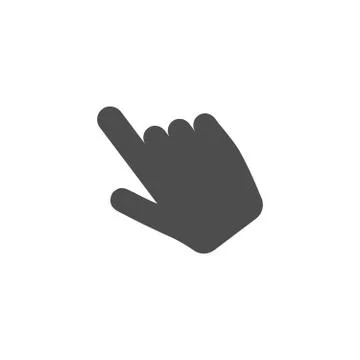 Clicking hand icon Stock Illustration